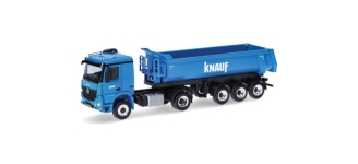 Herpa 319096 - H0 - Mercedes-Benz Arocs Mulden-Sattelzug Knauf